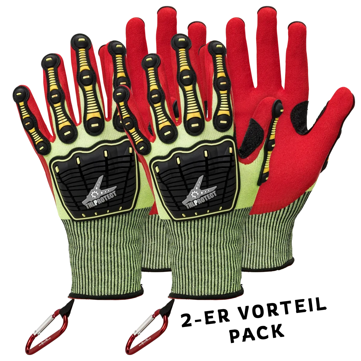 THL Feuerwehrhandschuhe Schnittschutz Klasse F im 2er Sparpack