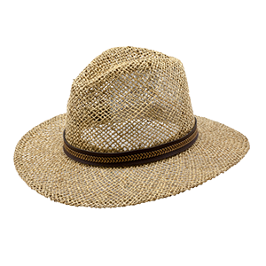 Premium Strohhut Theo - breite Krempe